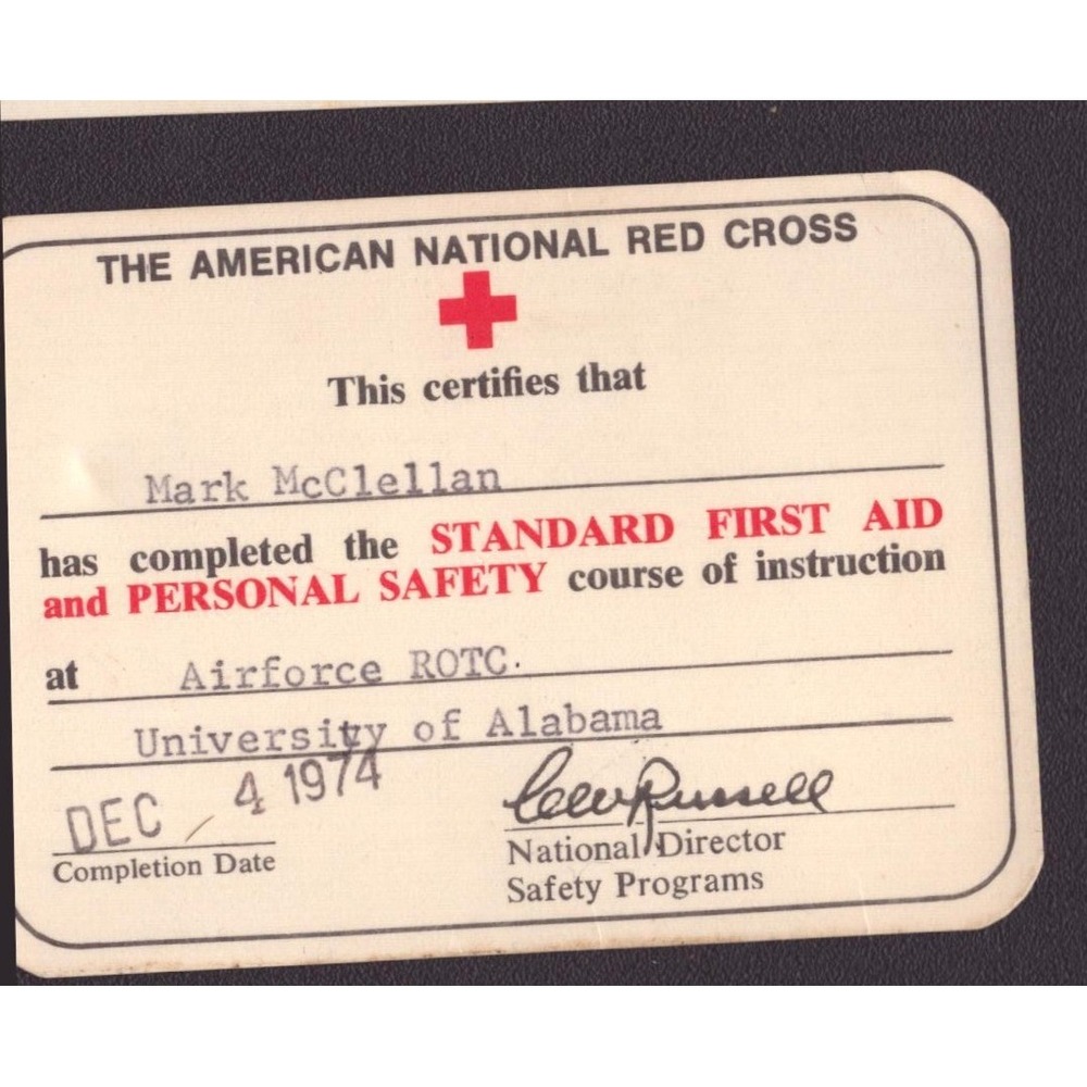 Vintage Alabama Red Cross Instructor Cards & Medical Self Help Training Lot 4pc - Picture 11 of 16